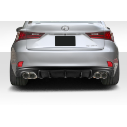 2014-2016 Lexus IS Series IS350 IS250 Duraflex AM Design Style Rear Diffuser - 1 Piece ( F Sport Models only) image - 1