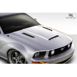 2005-2009 Ford Mustang Duraflex CVX Version 3 Hood - 1 Piece image - 3