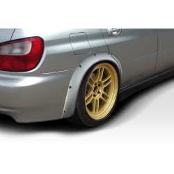 2004-2007 Subaru Impreza WRX 4DR Duraflex Race Rear Fender Flares - 4 Piece image - 1
