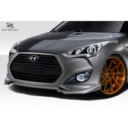 2012-2017 Hyundai Veloster Turbo Duraflex N Design Front Lip Spoiler - 1 Piece image - 3