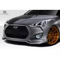 2012-2017 Hyundai Veloster Turbo N Design Front Lip Spoiler - 1 Piece image - 6