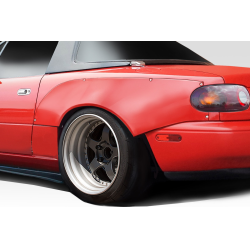 1990-1997 Mazda Miata Duraflex Circuit Rear Fender Flares (+40mm) - 2 Piece image - 4