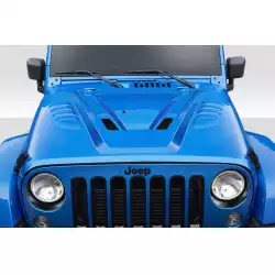 2007-2018 Jeep Wrangler ABR Hood - 1 Piece image - 1