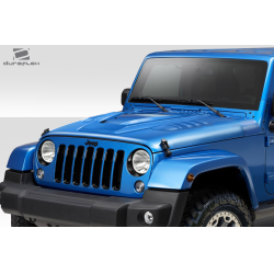2007-2018 Jeep Wrangler Duraflex ABR Hood - 1 Piece image - 3