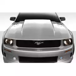2005-2009 Ford Mustang 2.5 Inch Cowl Hood - 1 Piece image - 1