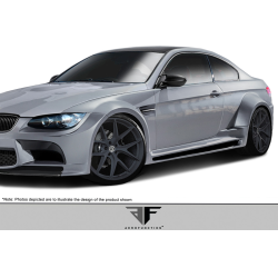 2008-2013 BMW M3 E92 2DR Coupe AF-5 Wide Body Side Skirts ( GFK ) - 2 Piece image - 2