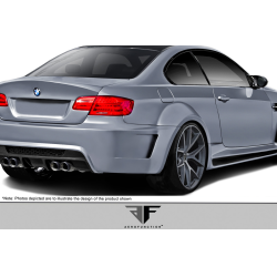 2008-2013 BMW M3 E92 2DR Coupe AF-5 Wide Body Rear Fender Flares ( GFK ) - 2 Piece image - 2