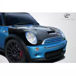 2002-2006 Mini Cooper / Cooper S R50 R53 2005-2008 Cooper convertible R52 DriTech Racer Hood - 1 Piece image - 1