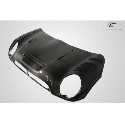 2002-2006 Mini Cooper / Cooper S R50 R53 2005-2008 Cooper convertible R52 Carbon Creations DriTech Racer Hood - 1 Piece image - 4