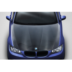 2009-2011 BMW 3 Series E90 4DR Carbon Creations DriTech OEM Look Hood - 1 Piece image - 1