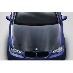 2009-2011 BMW 3 Series E90 4DR DriTech OEM Look Hood - 1 Piece image - 1