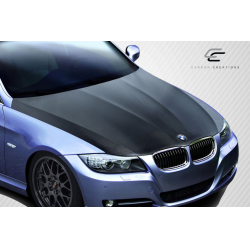 2009-2011 BMW 3 Series E90 4DR Carbon Creations DriTech OEM Look Hood - 1 Piece image - 2