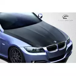 2009-2011 BMW 3 Series E90 4DR DriTech OEM Look Hood - 1 Piece image - 6