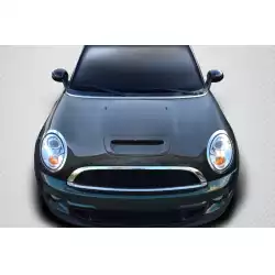 2007-2013 Mini Cooper Hatchback R56 Clubman R55 2009-2015 Cooper convertible R57 2012-2015 Cooper Coupe / Roadster R58 R59 DriTech S OEM Look Hood - 1 Piece image - 1