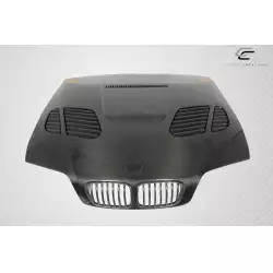 1999-2001 BMW 3 Series E46 4DR DriTech GTR Hood - 1 Piece image - 2