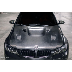 2009-2011 BMW 3 Series E90 4DR Carbon Creations DriTech AF1 Hood - 1 Piece image - 2