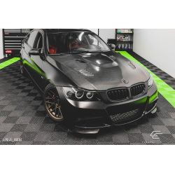 2009-2011 BMW 3 Series E90 4DR Carbon Creations DriTech AF1 Hood - 1 Piece image - 3