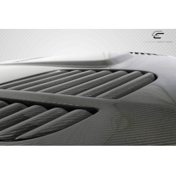 2007-2010 BMW 3 Series E92 2dr E93 Convertible Carbon Creations DriTech GTR Hood - 1 Piece image - 5