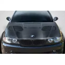 2004-2006 BMW 3 Series E46 2DR DriTech GTR Hood - 1 Piece image - 1