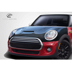 2014-2024 Mini Cooper S F55 F56 F57 Carbon Creations DriTech Racer Hood - 1 Piece image - 1