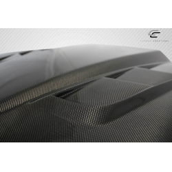 1997-2004 Chevrolet Corvette C5 Carbon Creations DriTech H Design Hood - 1 Piece image - 4