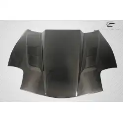 1997-2004 Chevrolet Corvette H Design Carbon Fiber Hood image - 4