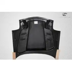 1997-2004 Chevrolet Corvette H Design Carbon Fiber Hood image - 10