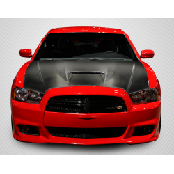 2011-2014 Dodge Charger Carbon Creations DriTech SRT2 Hood - 1 Piece image - 1