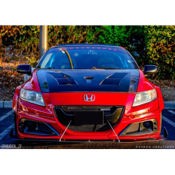 2011-2016 Honda CR-Z Carbon Creations DriTech AM-S Hood - 1 Piece image - 2