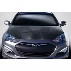 2013-2016 Hyundai Genesis Coupe 2DR DriTech TS-1 Hood - 1 Piece image - 1