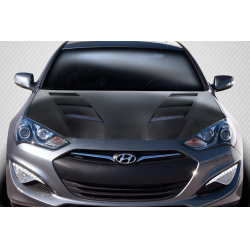 2013-2016 Hyundai Genesis Coupe 2DR Carbon Creations DriTech AM-S Hood - 1 Piece image - 1