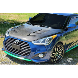 2012-2017 Hyundai Veloster Hyundai Veloster Carbon Creations DriTech AM-S Hood - 1 Piece image - 2