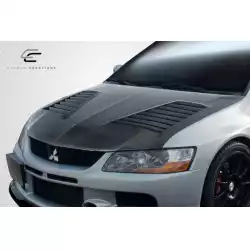 2003-2006 Mitsubishi Lancer Evolution 8 9 DriTech Track Hood - 1 Piece (S) image - 6