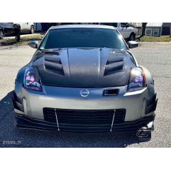 2003-2006 Nissan 350Z Z33 Carbon Creations DriTech AM-S Hood - 1 Piece image - 5