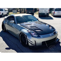 2003-2006 Nissan 350Z Z33 Carbon Creations DriTech AM-S Hood - 1 Piece image - 6