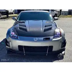 2003-2006 Nissan 350Z AM-S Carbon Fiber Hood image - 11