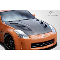 2007-2008 Nissan 350Z Z33 Carbon Creations DriTech AM-S Hood - 1 Piece image - 2