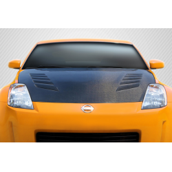 2003-2006 Nissan 350Z Z33 Carbon Creations DriTech TS-2 Hood - 1 Piece image - 1