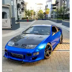 1990-1996 Nissan 300ZX Type B Carbon Fiber Hood image - 3