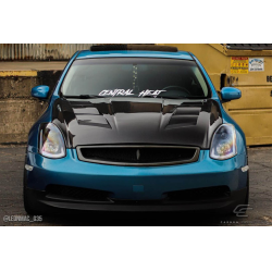 2003-2007 Infiniti G Coupe G35 Carbon Creations DriTech AM-S Hood - 1 Piece image - 3