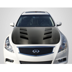 2007-2013 Infiniti G Sedan G25 G35 G37 / 2015 Q40 Carbon Creations DriTech AM-S Hood - 1 Piece image - 1