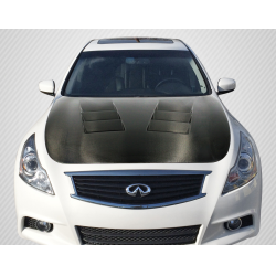 2007-2013 Infiniti G Sedan G25 G35 G37 / 2015 Q40 Carbon Creations DriTech TS-1 Hood - 1 Piece image - 1