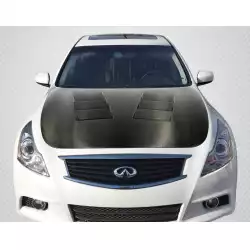 2007-2013 Infiniti G Sedan G25 G35 G37 / 2015 Q40 DriTech TS-1 Hood - 1 Piece image - 1