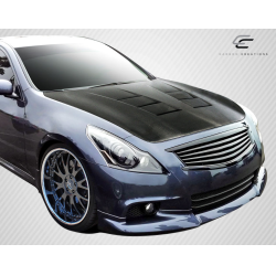 2007-2013 Infiniti G Sedan G25 G35 G37 / 2015 Q40 Carbon Creations DriTech TS-1 Hood - 1 Piece image - 2
