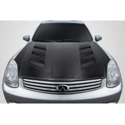 2003-2004 Infiniti G Sedan G35 Carbon Creations DriTech AM-S Hood - 1 Piece image - 1