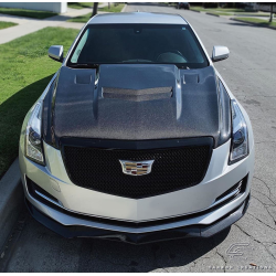 2012-2019 Cadillac ATS Carbon Creations DriTech AC-1 Hood - 1 Piece image - 2