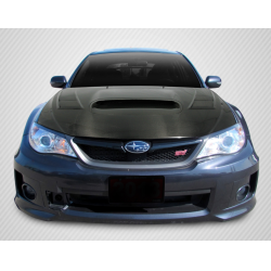 2008-2011 Subaru Impreza 2008-2014 WRX STI Carbon Creations DriTech TS-1 Hood - 1 Piece image - 1