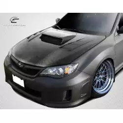 2008-2011 Subaru Impreza 2008-2014 WRX STI DriTech TS-1 Hood - 1 Piece image - 6