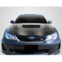 2008-2011 Subaru Impreza 2008-2014 WRX STI Carbon Creations DriTech C-1 Hood - 1 Piece image - 1