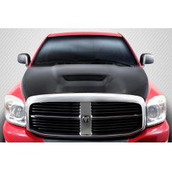 2002-2008 Dodge Ram 1500 / 2003-2009 Dodge Ram 2500 3500 Carbon Creations DriTech SRT Look Hood - 1 Piece image - 1